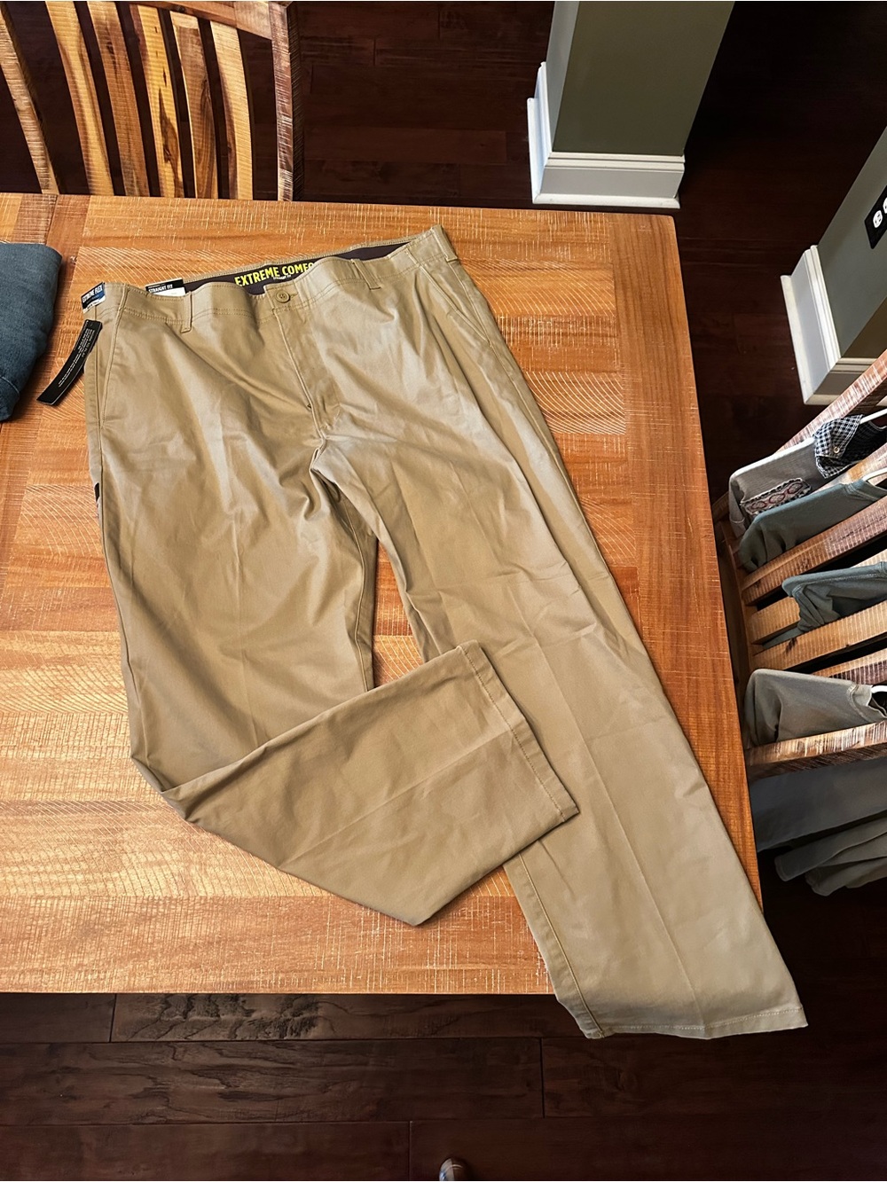 Men's khaki work or dress pants